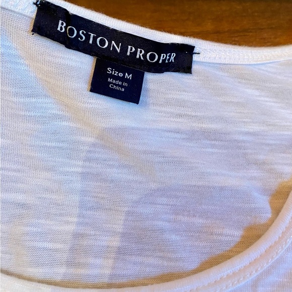 ⚜️Boston Proper “I dont sweat I sparkle” Tee⚜️ NWOT - Picture 6 of 11